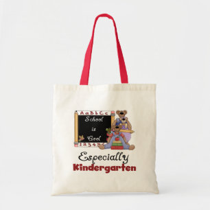 School is Cool Especially Kindergarten Tote Bag