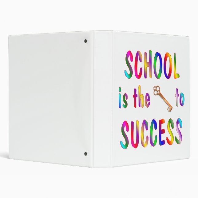 School is Key to Success Binder (Background)
