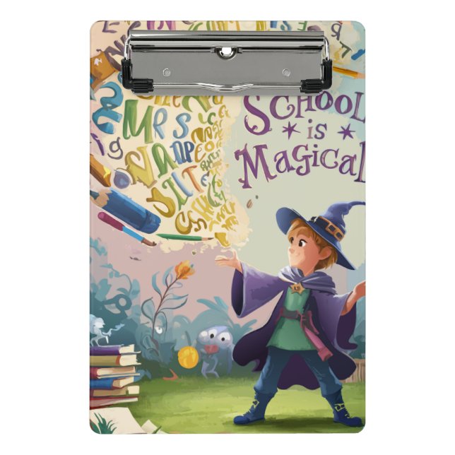 School is Magical! Mini Clipboard (Front)