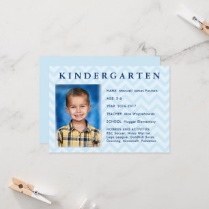 School Keepsake Box Folder Label Cards