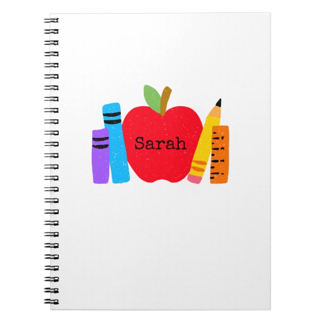 School Kids NAME Apple Books Student Fun (Front)