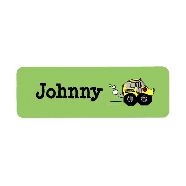 School Labels (Front)