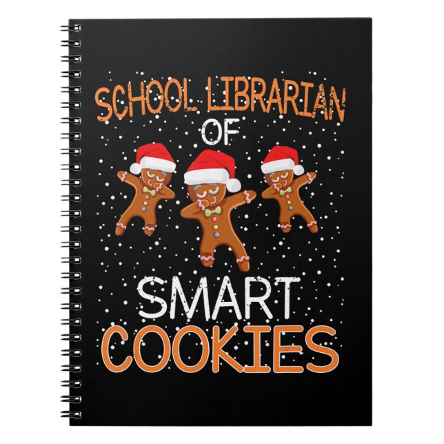 School Librarian Mart Cookies Christmas Gift Notebook (Front)