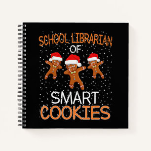 School Librarian Mart Cookies Christmas Gift Notebook