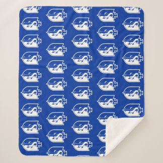 School Logo Sherpa Blanket