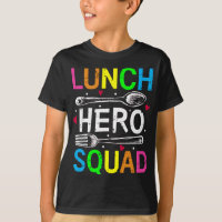 School Lunch Hero Squad Cafeteria Workers Boy