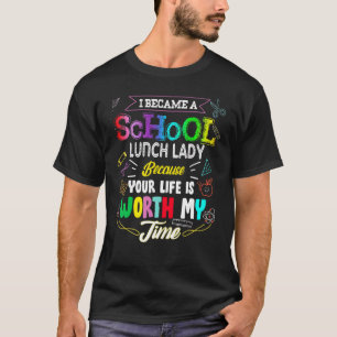 School Lunch Lady Cute Appreciation Back To School T-Shirt