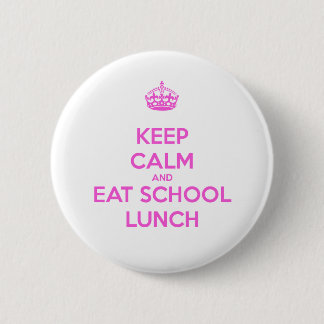 School Lunch Lady Loves Nutrition 2 Inch Round Button