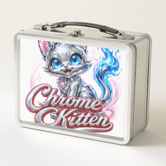 School lunchbox steel. (Front)