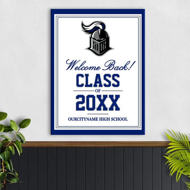 School Mascot Class Reunion Welcome Poster (Creator Uploaded)