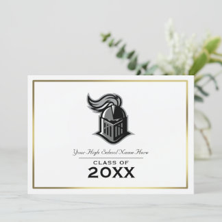 School Mascot Graduation Party Invitation
