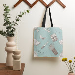 School Maths Tote Bag<br><div class="desc">A selection of mathematics equations and maths equipment. This design looks really effective on this Tote Bag</div>