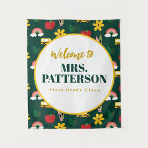 School Memory Teacher Classroom  Tapestry