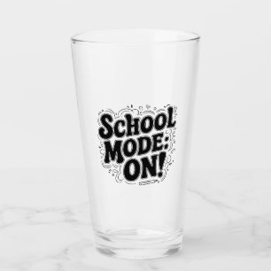 School Mode: ON! ,Vintage-Inspired Typography with Glass