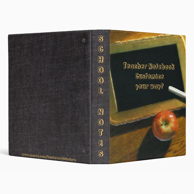 School Notebook Teacher or Student Avery Binder (Background)