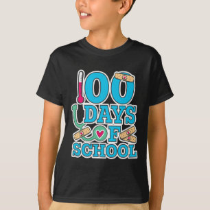 School Nurse 100 Days Of School  T-Shirt
