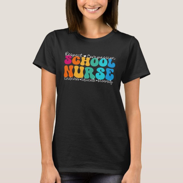 School Nurse Appreciation Week Back to School T-Shirt (Front)