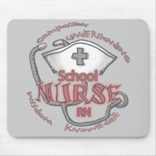 School Nurse Axiom custom name Mouse Pad