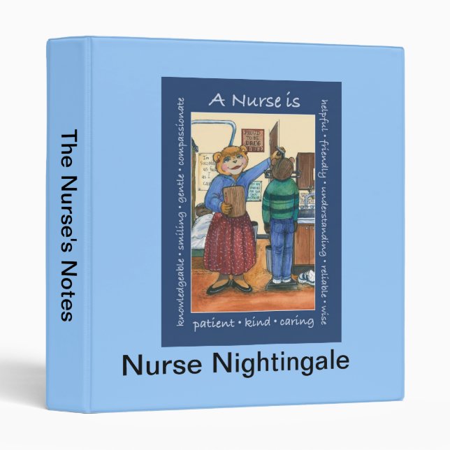 School Nurse Binder (Front/Spine)