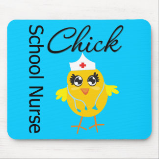 School Nurse Chick v1 Mouse Pad