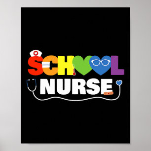School Nurse Gift Registered Nurse Ck To School Nu Poster
