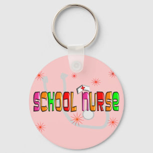 School Nurse Gifts & T-Shirts Keychain