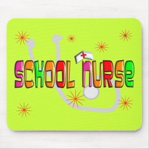 School Nurse Gifts & T-Shirts Mouse Pad