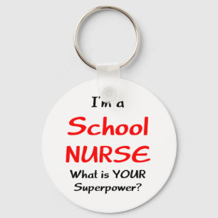School nurse keychain