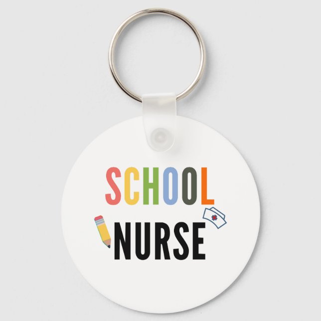 School Nurse  Keychain (Front)