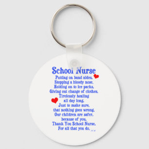 School Nurse Keychain