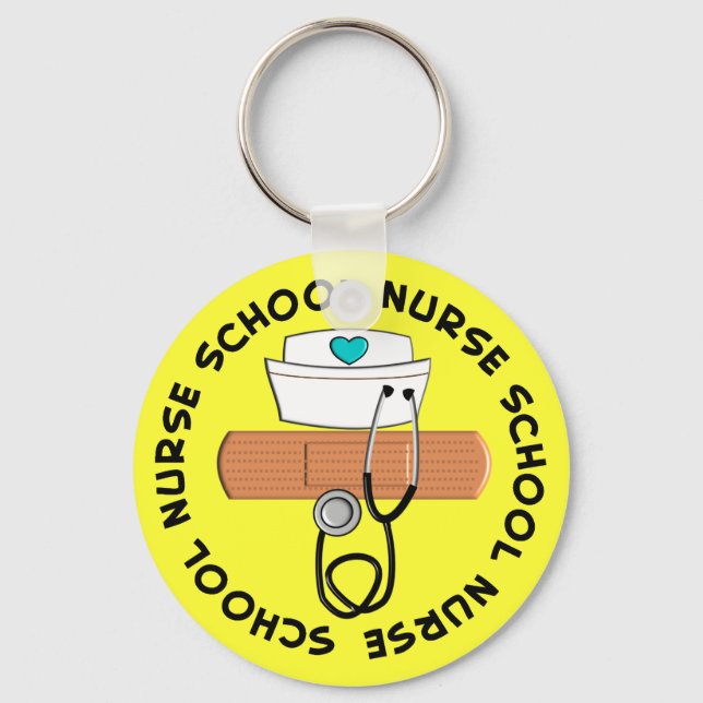 School Nurse Keychains (Front)
