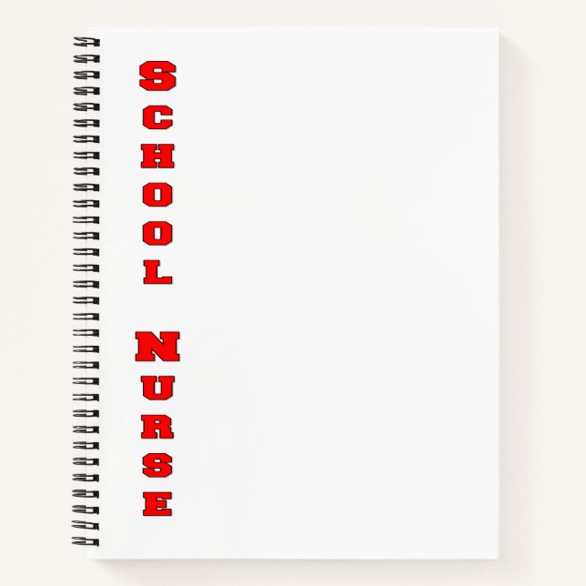 School Nurse Notebook (Front)