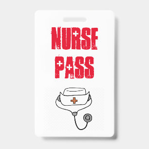 School nurse pass badge