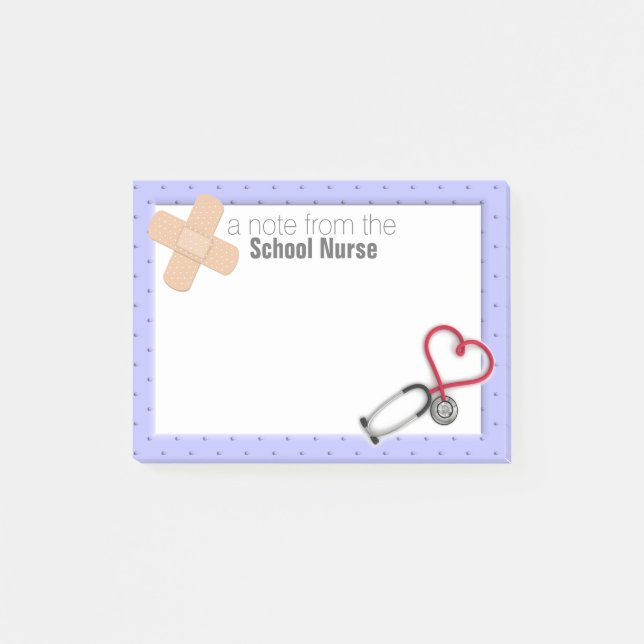 School Nurse Post-it® Note (Front)