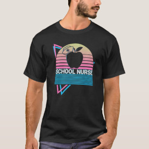 School Nurse Retro   T-Shirt