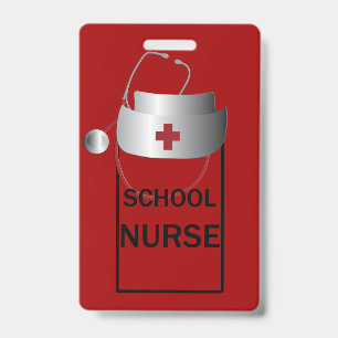 School Nurse Room Hall Pass Badge
