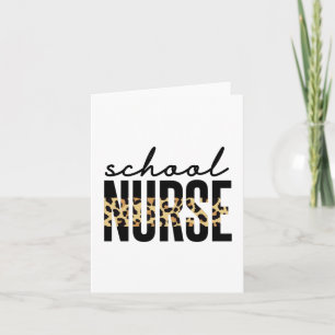 School Nurse   School Nurse RN appreciation gifts Card