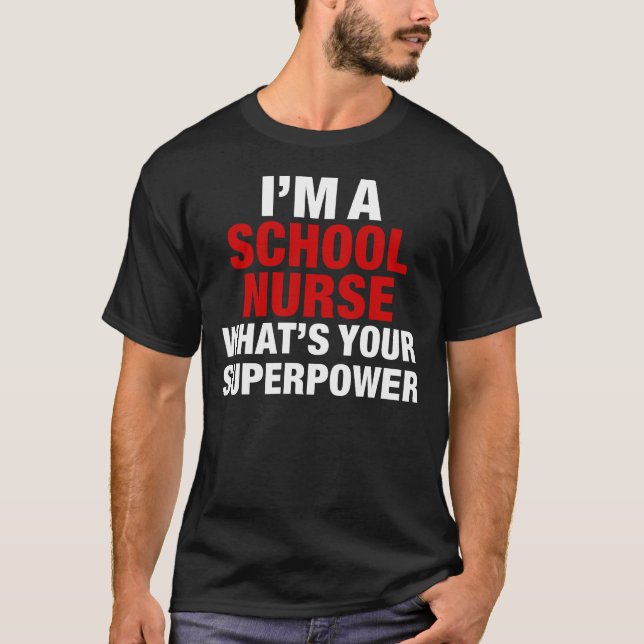 School Nurse T-Shirt (Front)
