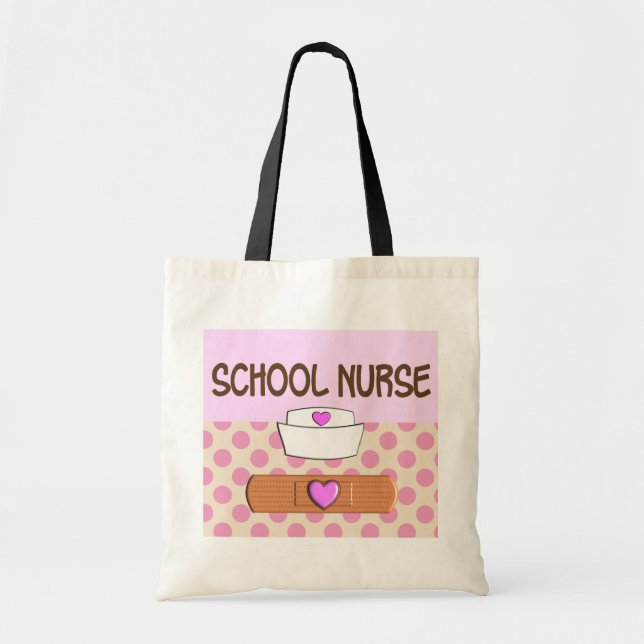 School Nurse Tote Bag (Front)