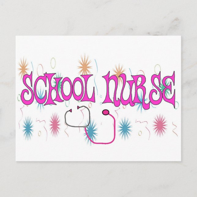 SCHOOL NURSE Unique Gifts Items Postcard (Front)