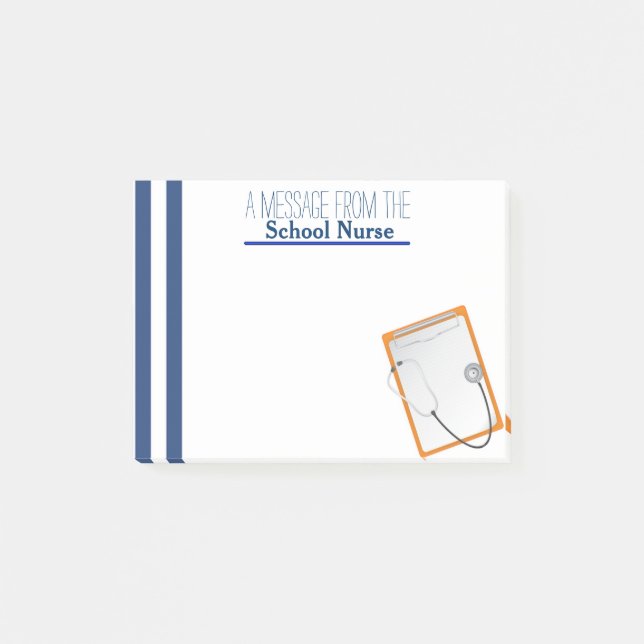 School Nurse's Post-it® Notes (Front)