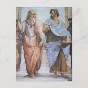 School of Athens (detail - Plato & Aristotle) Postcard