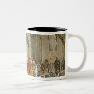School of Athens, from the Stanza della Two-Tone Coffee Mug