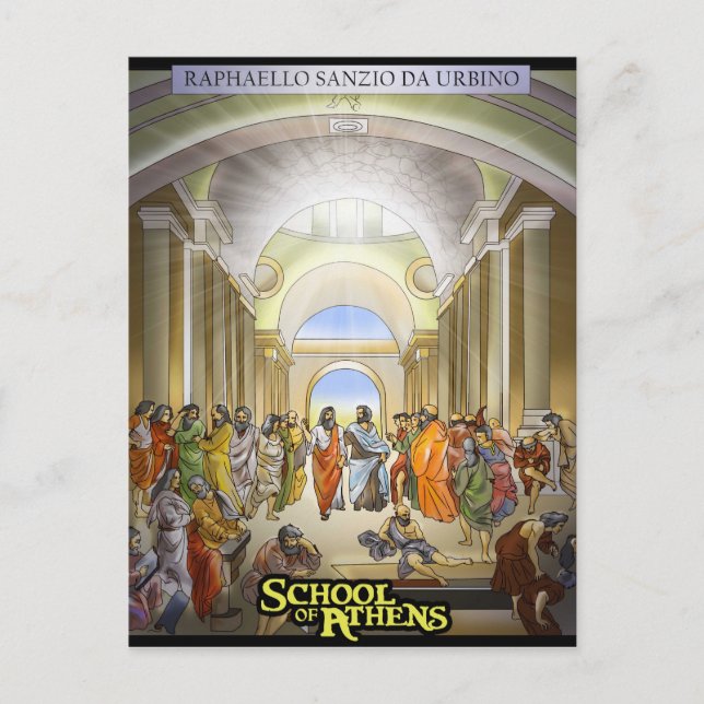 School of Athens  Postcard (Front)