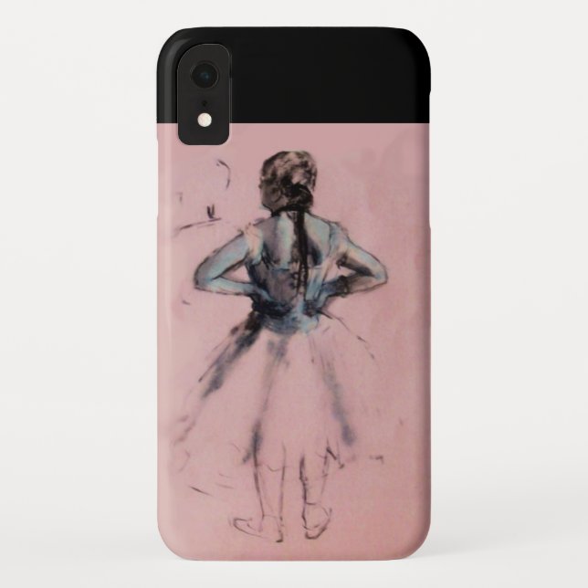 SCHOOL OF DANCE /BALLERINA  BALLET DANCER MONOGRAM Case-Mate iPhone CASE (Back)