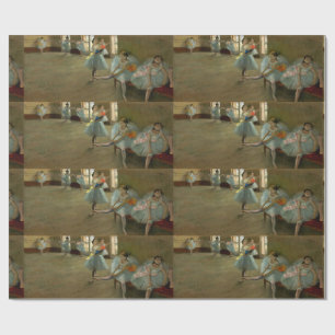 SCHOOL OF DANCE /BALLERINA  BALLET DANCERS IN BLUE WRAPPING PAPER