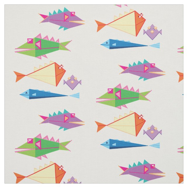 School of fish fabric (Swatch)