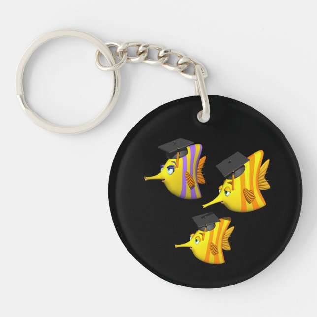 School Of Fish Keychain (Front)