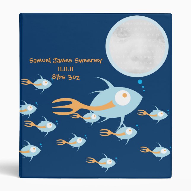 School of Fish Organic Planet Photo Albums Binder (Front)