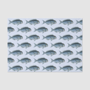 School of Fish Vintage Tissue Paper